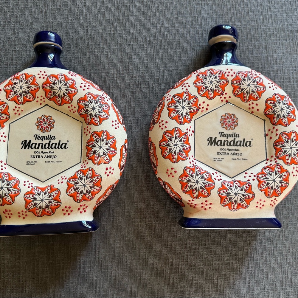 Tequila Mandala Extra Añejo Ceramic Bottle